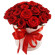 красные розы в шляпной коробке. Варна