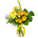 Желтый букет из роз и хризантем. Варна